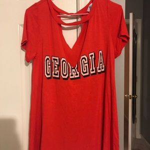 UGA game day shirt
